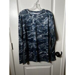 Habit Dave’s Marina L /S NWT Performance Tee Size Small Blue Gray‎ 40+ Solar